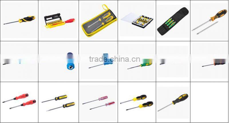 screwdriver with TPR covered handle, OEM acceptable professional hand tool screwdriver