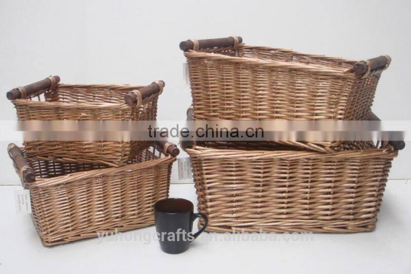 handmade traditional willow basket