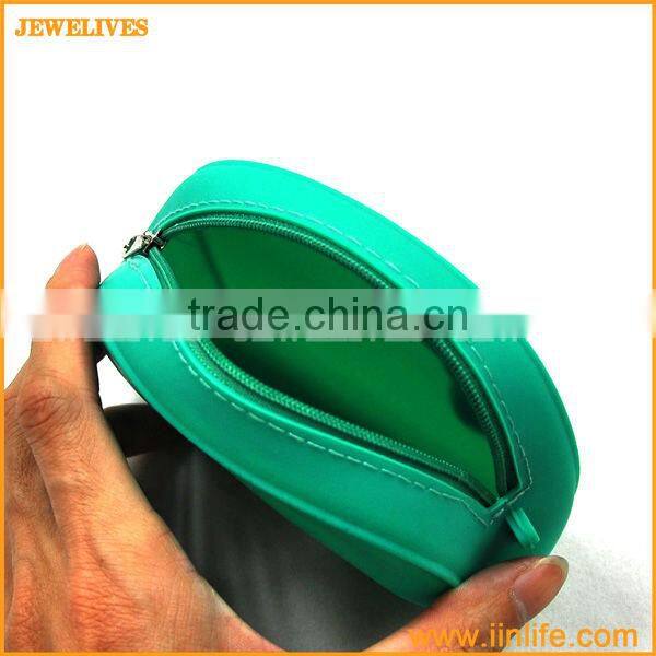 Colorful Bowknot Rubber Silicone Pouch Purse Wallet Glasses Cellphone Cosmetic Coin Bag Case