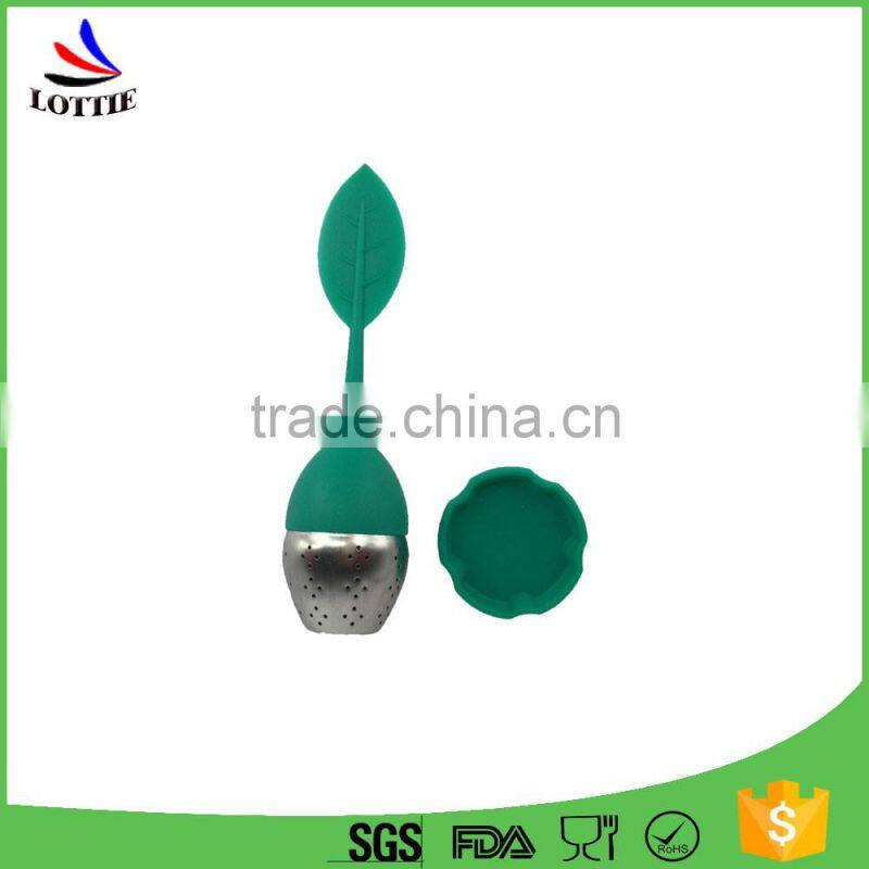 100% Food Grade Stainless Steel Silicone Loose Leaf Tea Infuser