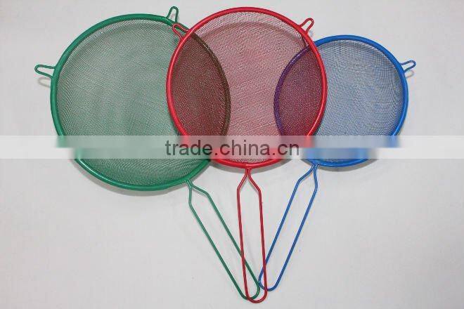 COLORFUL PAINTING OIL STRAINER W/HANGERS