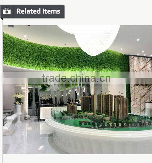 Outdoor creative artificial living moss flower plants wall