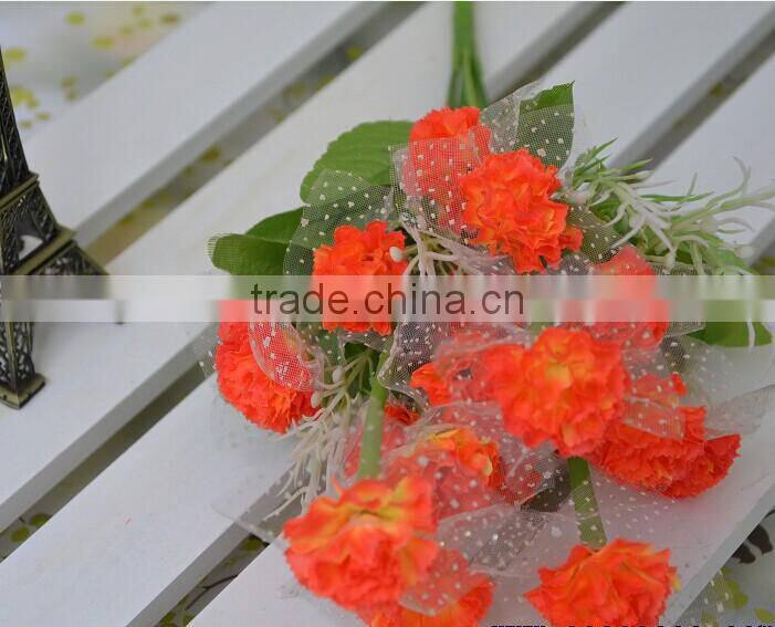 2014 plastic artificial flowers,artificial flower bunch