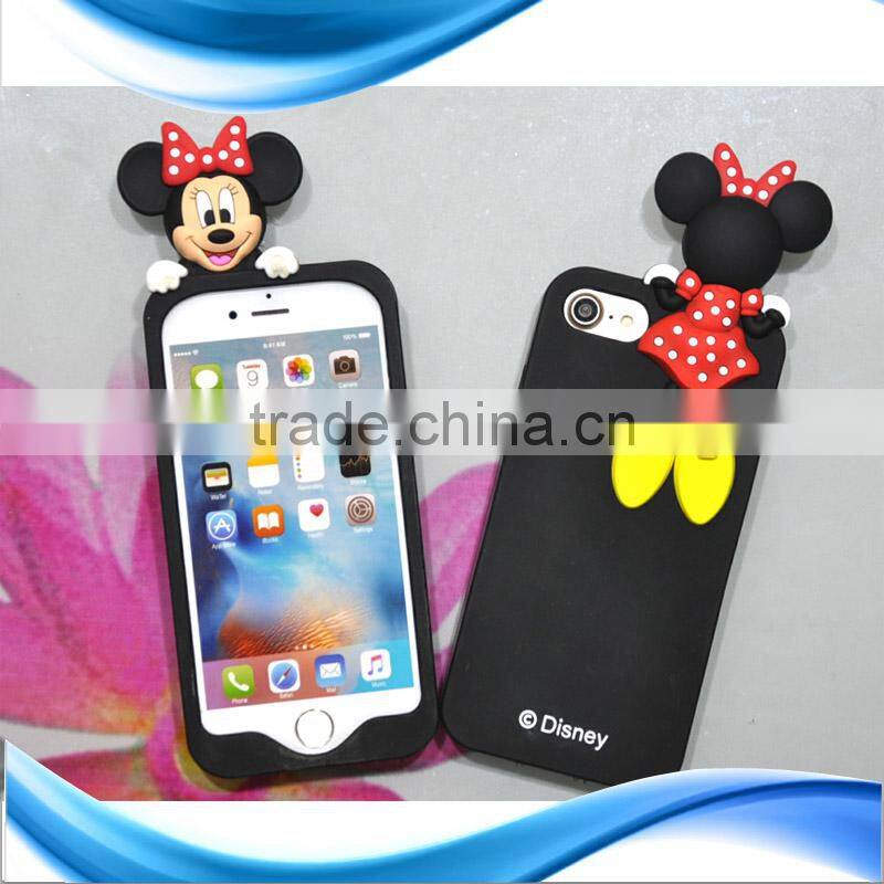 Phone protector: 3D animal shape silicone gel phone cases