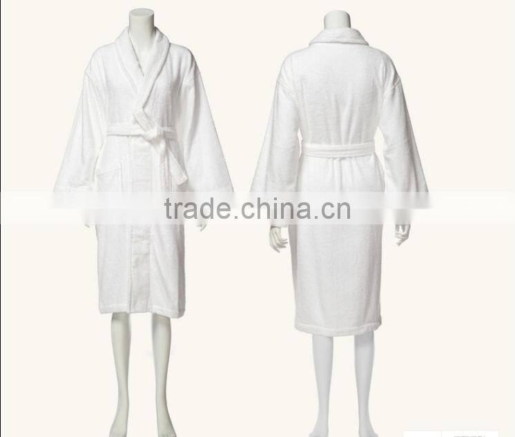 100% Cotton Terry Bathrobe Hotel Robe,100% organic cotton hotel bathrobe,nightwear gown