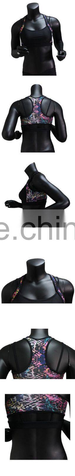 Various Colors Cheap Wholesale Custom Made Plus Size Ladies Sports Bra