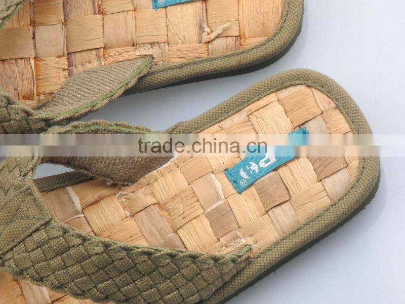 Cork sole slipper, child's summer slipper