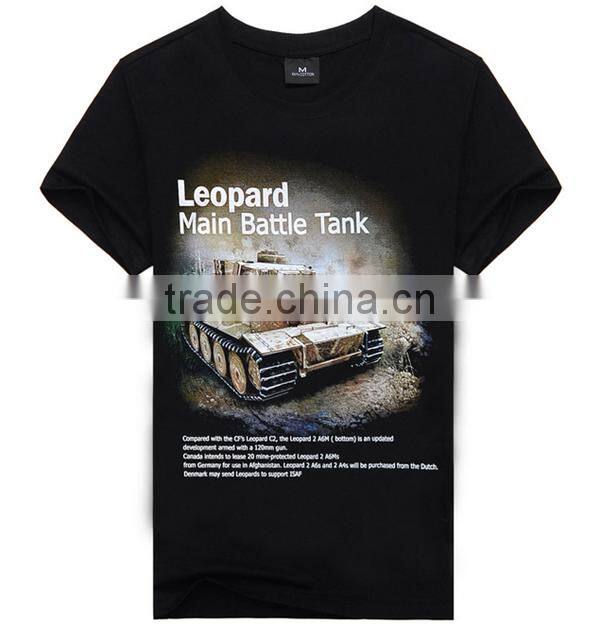 China Clothing Factory Custom Polyester Sport Men 3D Printing T Shirt