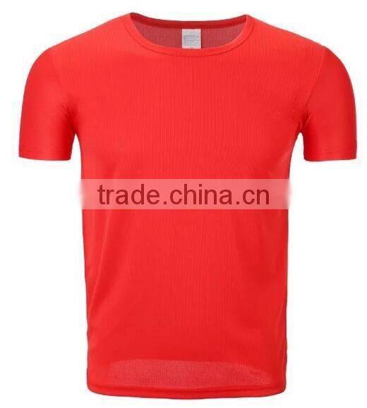 high quality blank quick dry fit t-shirt compression running Custom mans t shirt