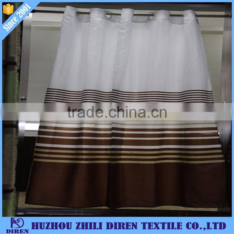 2017 High Quality fashionable PVEA Stripe Shower Curtain
