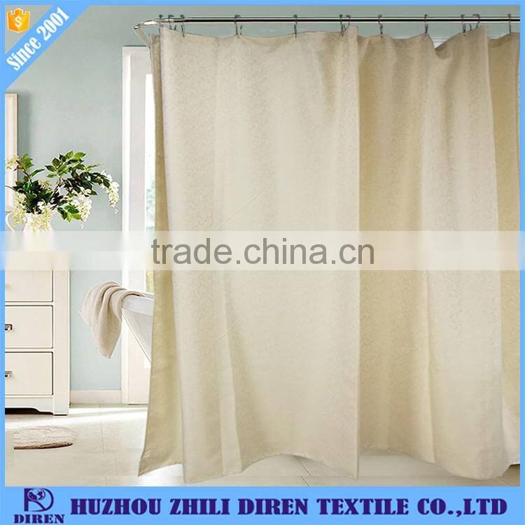China Supplier Mildewproof Durable Hotel Shower Curtain