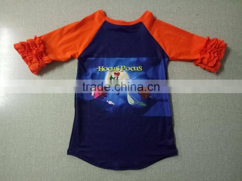wholesale Baby Boutique Clothes Children Short Sleeve Shirt boy halloween printed shirt