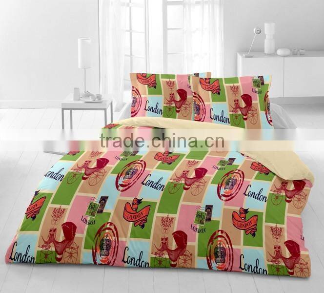 Printed cotton satin bedlinen sets