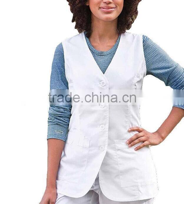 Wholesale nurse's uniform fabric nurse uniform vest designs