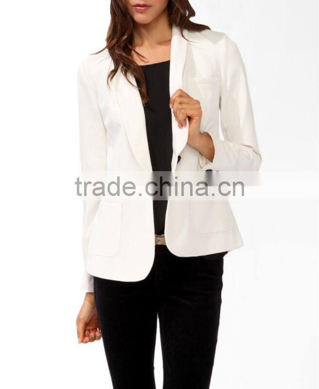 Longline Single Button Blazer