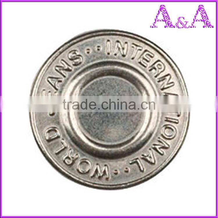 jeans button jacket metal buttons