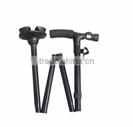 double support spread handle/head Self Standing Cane elderly smart walking cane Twin Grip Cane