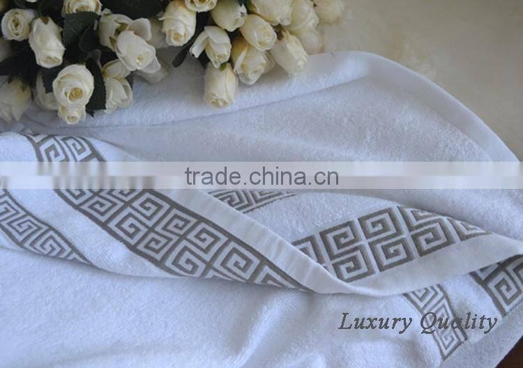 Hotel bath set living towels luxury thin hotel bath towels customized logo