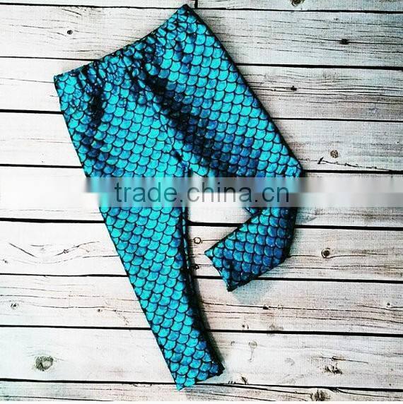 Baby Toddler Girls Little Mermaid leggings mermaid pants mermaid capris