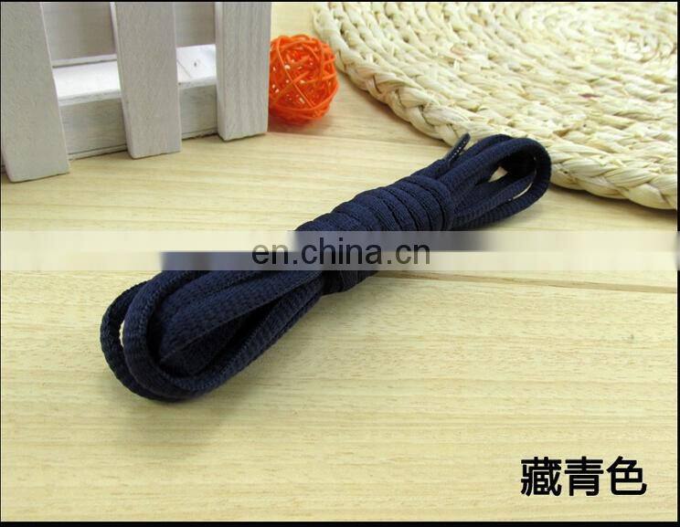 Strong fashinable 5mm polyester round shoelace