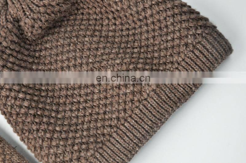 Wholesale Knitted Scarf Women Raccoon Fur Ball Winter Hat All in One Hat and Scarf