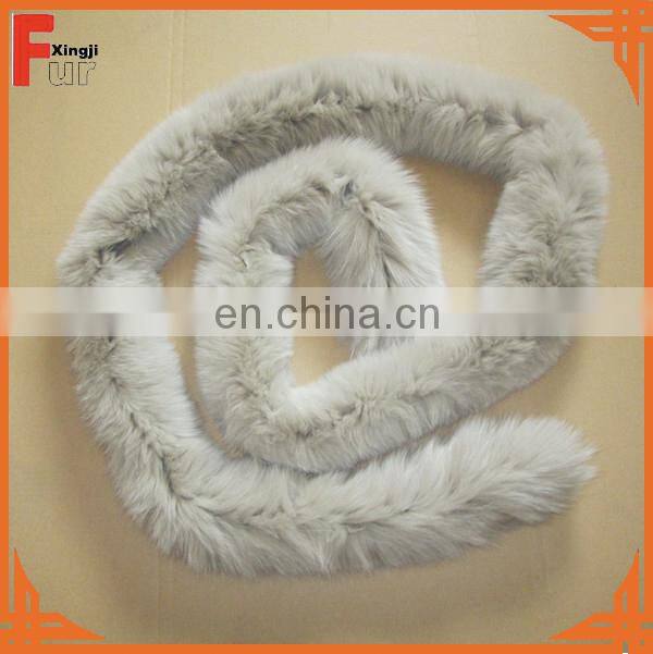 dyed fox fur strips fox trim