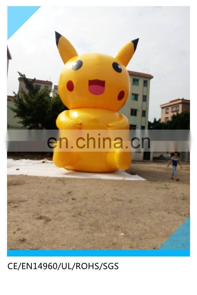 high standing giant inflatable pikachu. inflatable pikachu attractive event