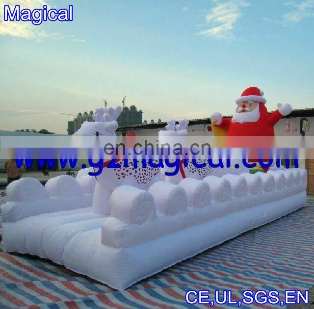Inflatable Christmas Santa Claus Family Decoration
