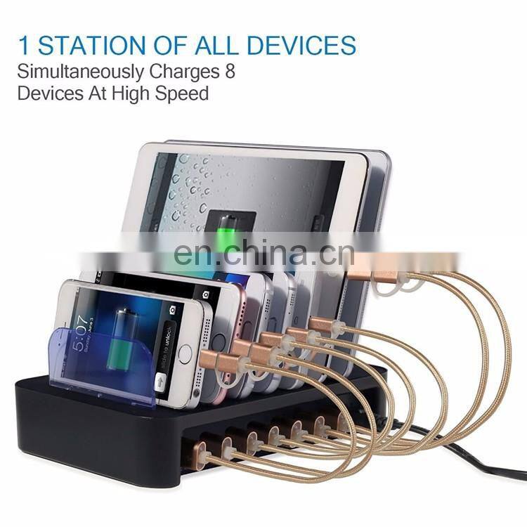 2017 Amazon hotselling new style 8 ports usb charging station