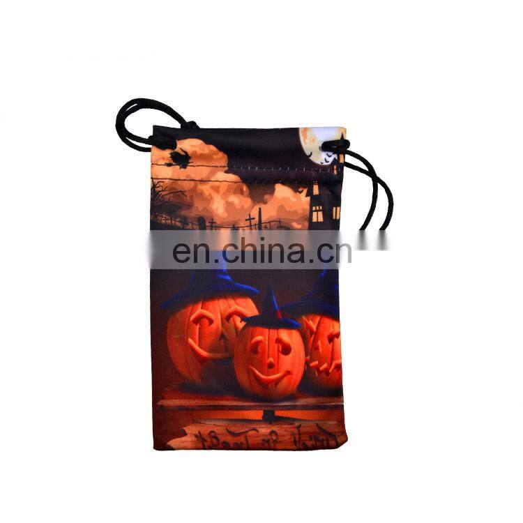 promotional oem made logo microfiber eyeglasses bag