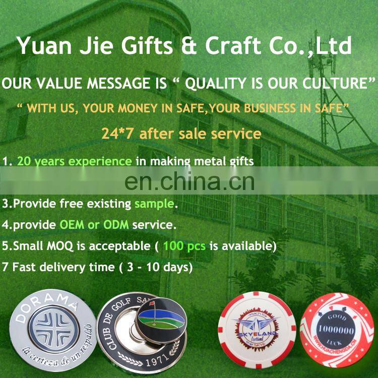 Unique design metal magnetic ball markers with 4.3mm thickness