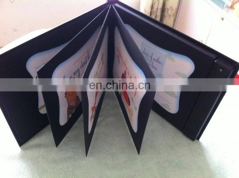 High quality customized educational book and music for children learninging