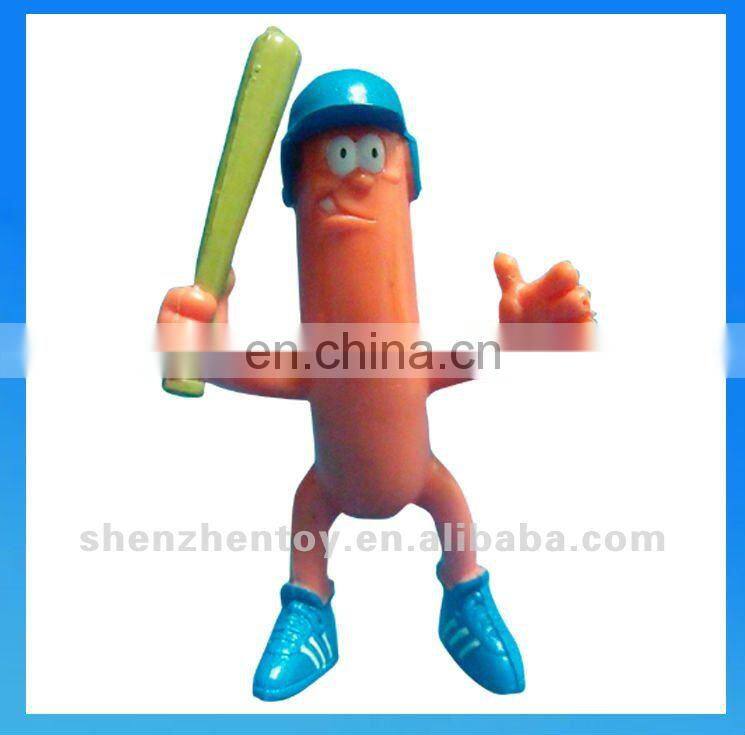 2012 OEM bendable figure toy