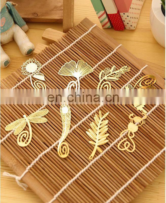 Manufacturer good quality fashion design metal bookmarker