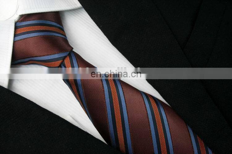 Unique design beautiful stripe casual fashion silk tie