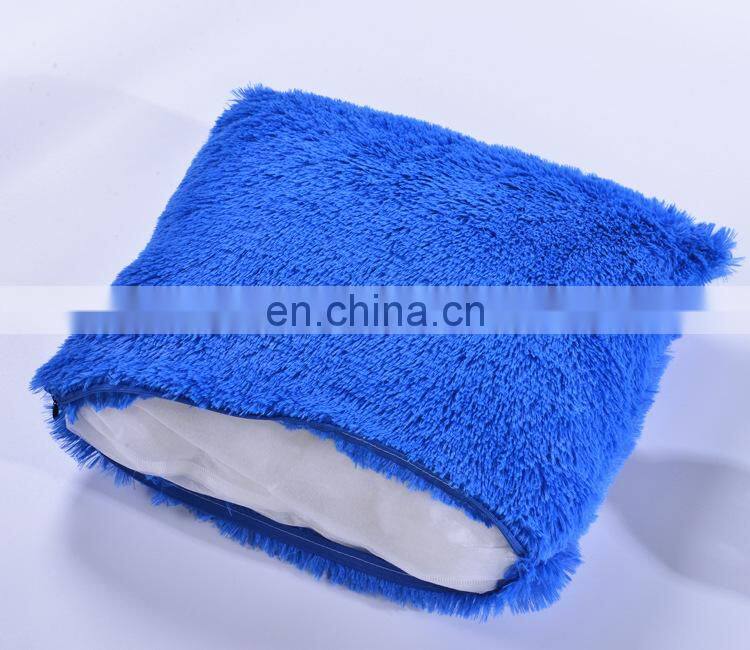 Hot sale luxury cushion cover velvet solid pillow cover for sofa