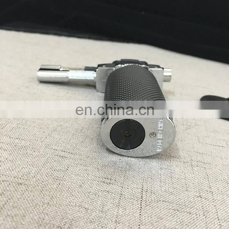 Refillable Adjustable Kitchen Flame Lighter Butane Culinary Torch with Safety Lock for Bake,BBQ(Butane Not Included)