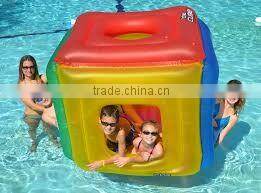 Hot sale Customized Inflatable Ice Cube Floating Swimming Pool