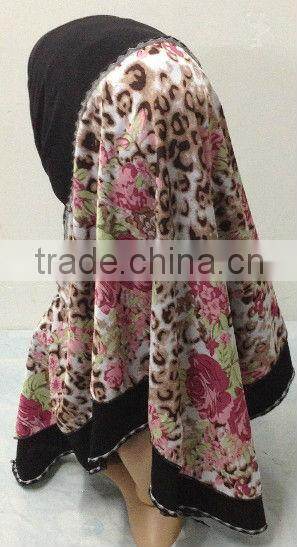 A498 Popular Newest ITY TWO LAYERS al amira 2pcs MUSLIM HIJAB