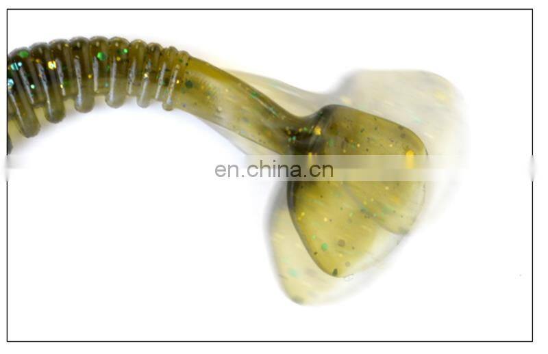 25 Colors 75mm 100mm 125mm Two-color Matching Special Flavor With Fragrant Soft Fishing Lures Larval Bass Soft Bait