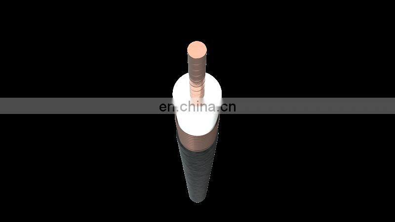PVC jacket telecom feeder cable 7/8 rf coaxial cable 50 ohm high flexibility