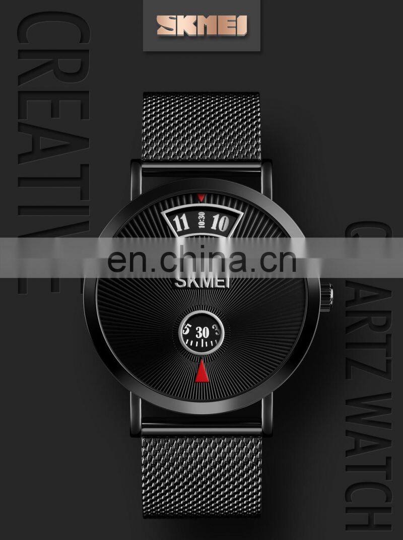 new 2019 SKMEI 1489 japan movt quartz stainless steel watches men wrist