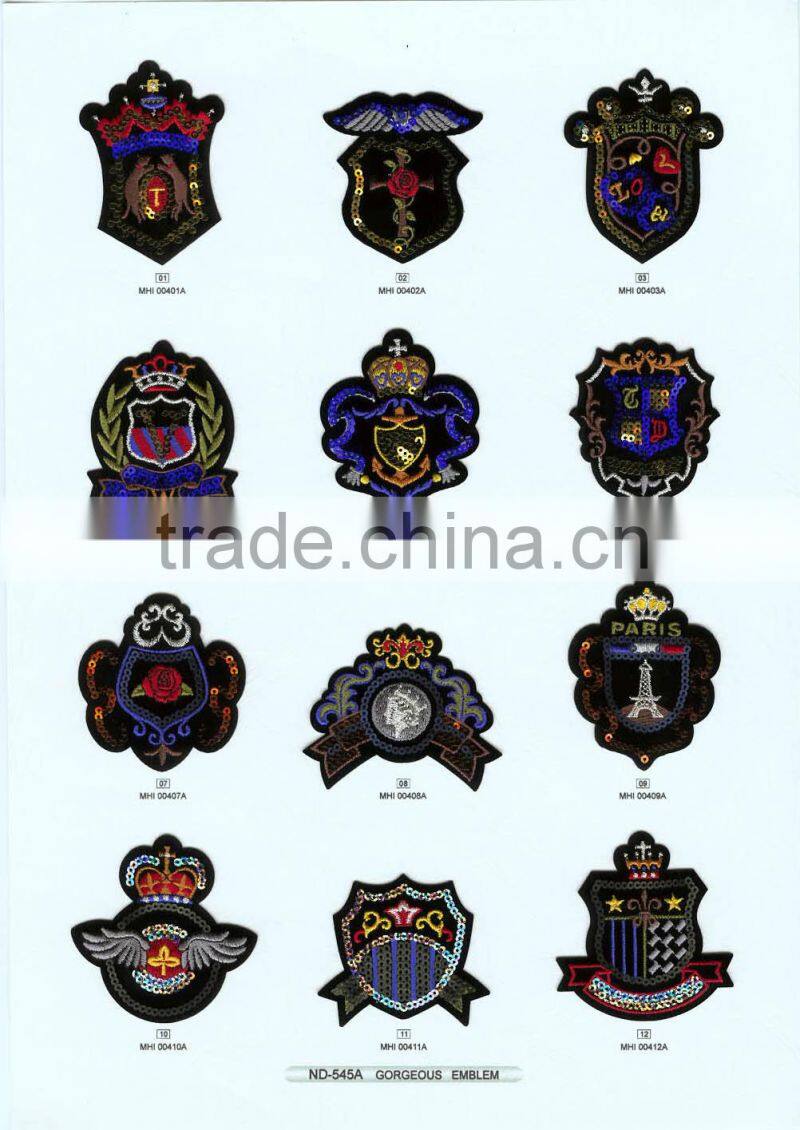 College Wind Embroidery Patches Badges