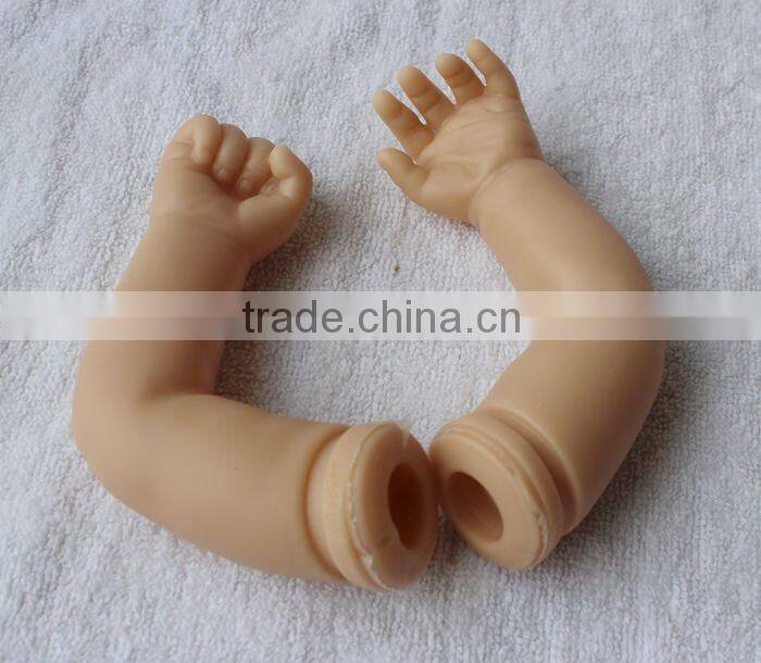 Best quality soft Vinyl Reborn Baby Toddler Doll Kits Accessories