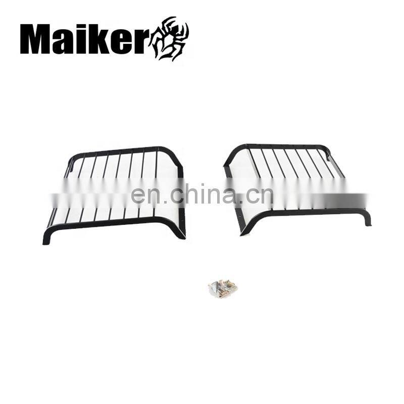 4X4 Steel Headlight Cover for Land Rover Defender 110 taillight cover for Defender 90 headlamp cover