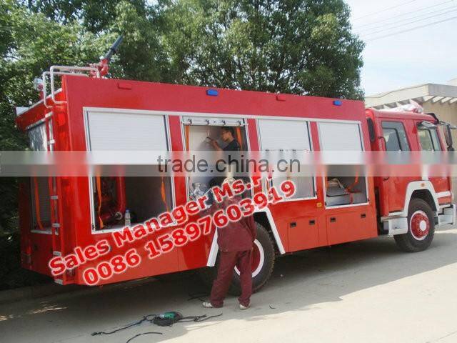 Sinotruk HOWO 8Tons Water Fire Fighting Vehicle Fire Truck With Water and Foam Tanker For Sales Call Ms.Pinky 0086 15897603919 W