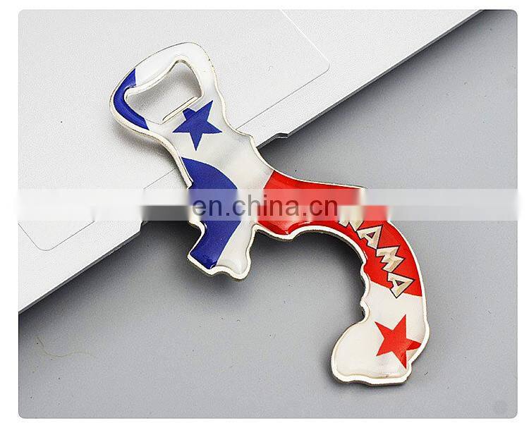 Custom Epoxy Logo Beer Shaped Decorative Bottle Opener