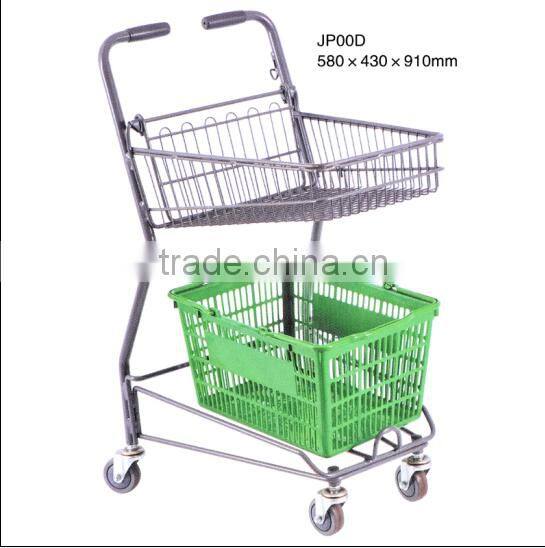 Japan style unfolding smart shopping cart for house-use