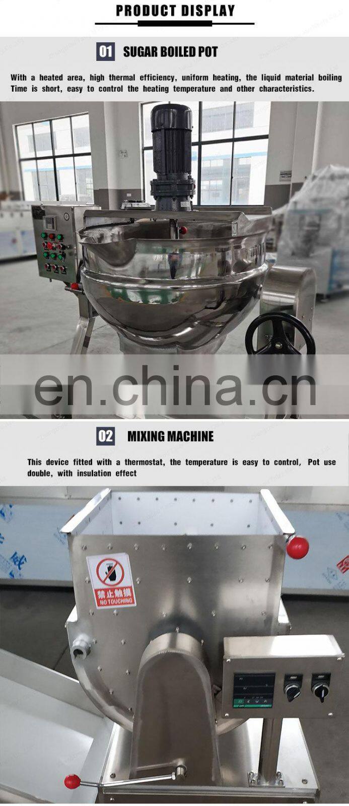 granola bar cutting Hot Sale Cereal Bar Peanut Candy Production Line Include Cutter Pressing Packing Machine