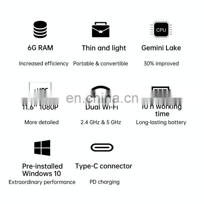 Original ALLDOCUBE KNote 5 Pro Android Tablet PC 11.6 inch Win 10 Without Keyboard 6GB+128GB Tablets